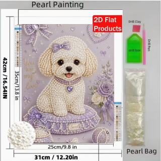 Preview: Diamond Painting Bichon Frisé